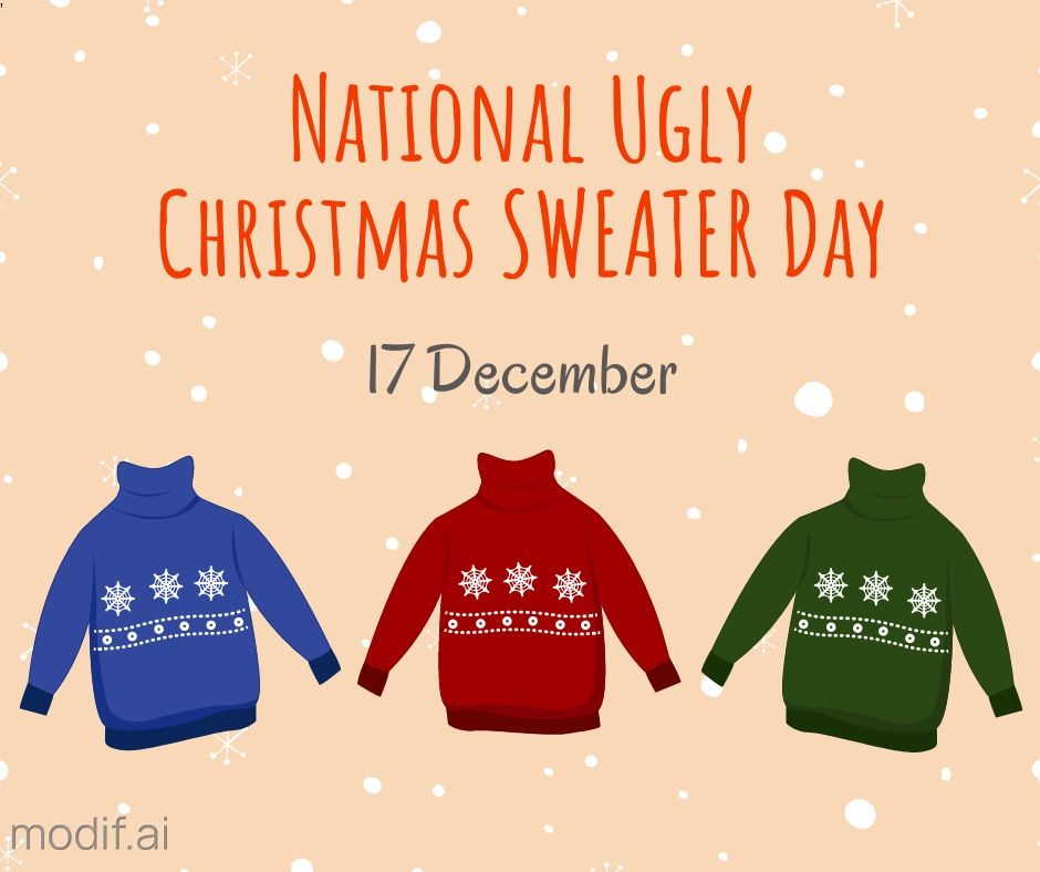 National ugly Christmas sweater Day: History, How to Celebrate, and Funny Ideas