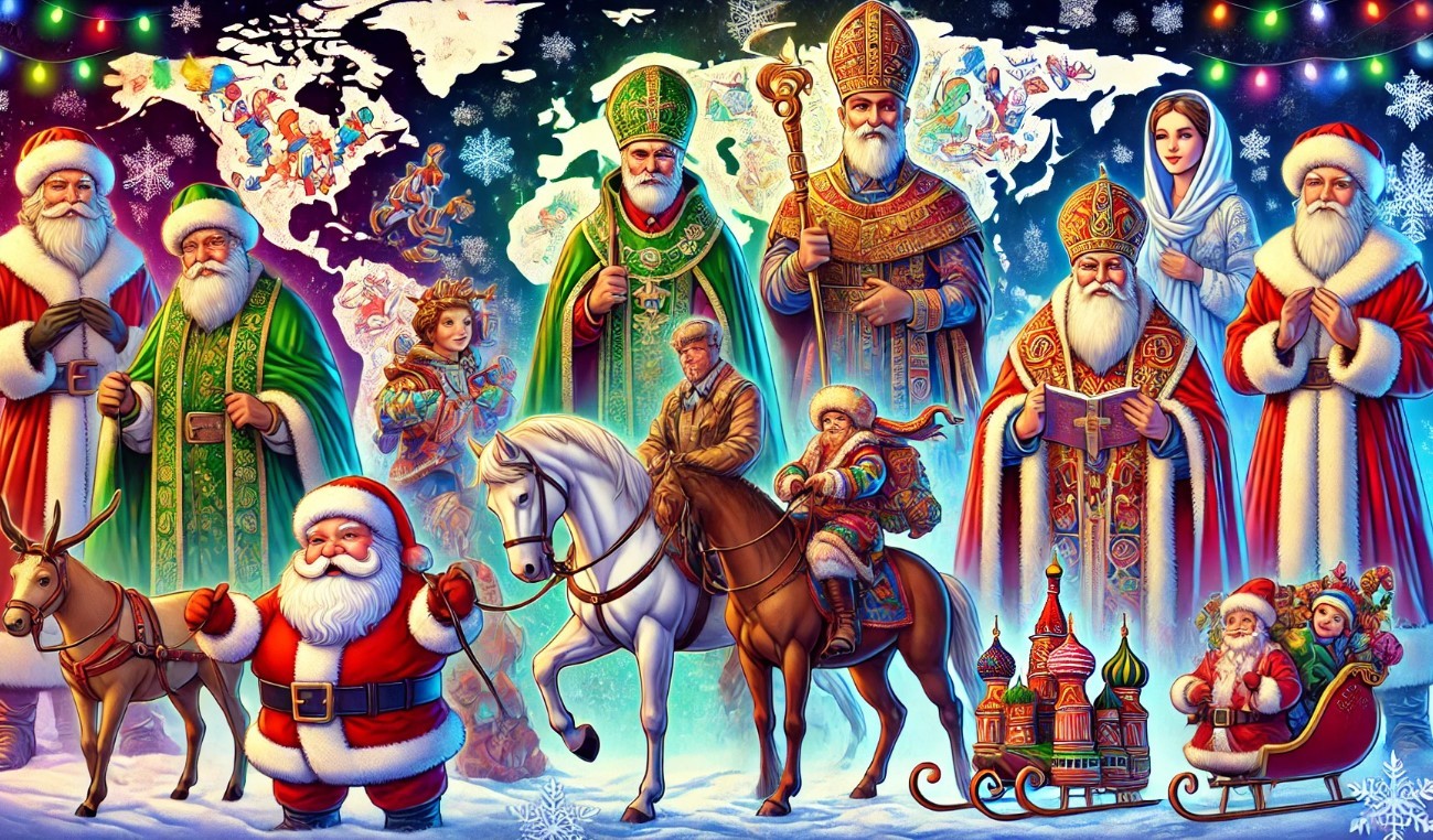 The Secret Lives of Santa Claus Around the World