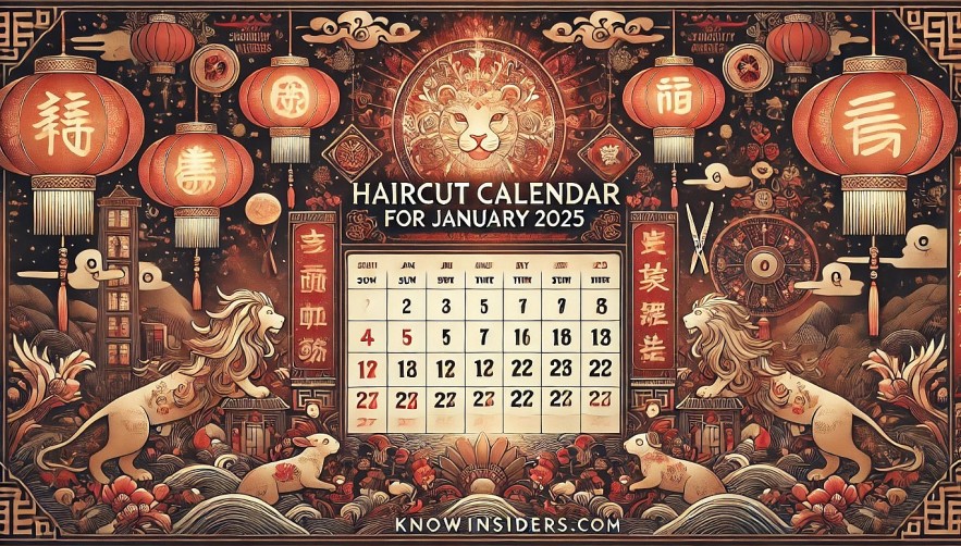 Haircut Calendar for January 2025