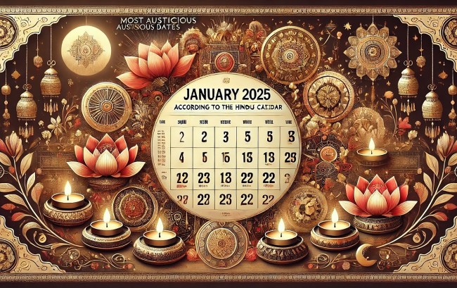 Most Auspicious Dates in January 2025 for Every Aspect of Life by Hindu Calendar