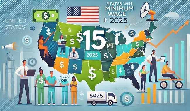 How Many States Have a $15 Minimum Wage in 2025?