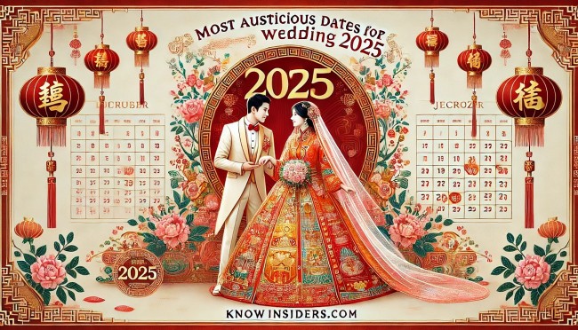 The Most Auspicious Dates for Wedding in 2025, by Chinese Calendar