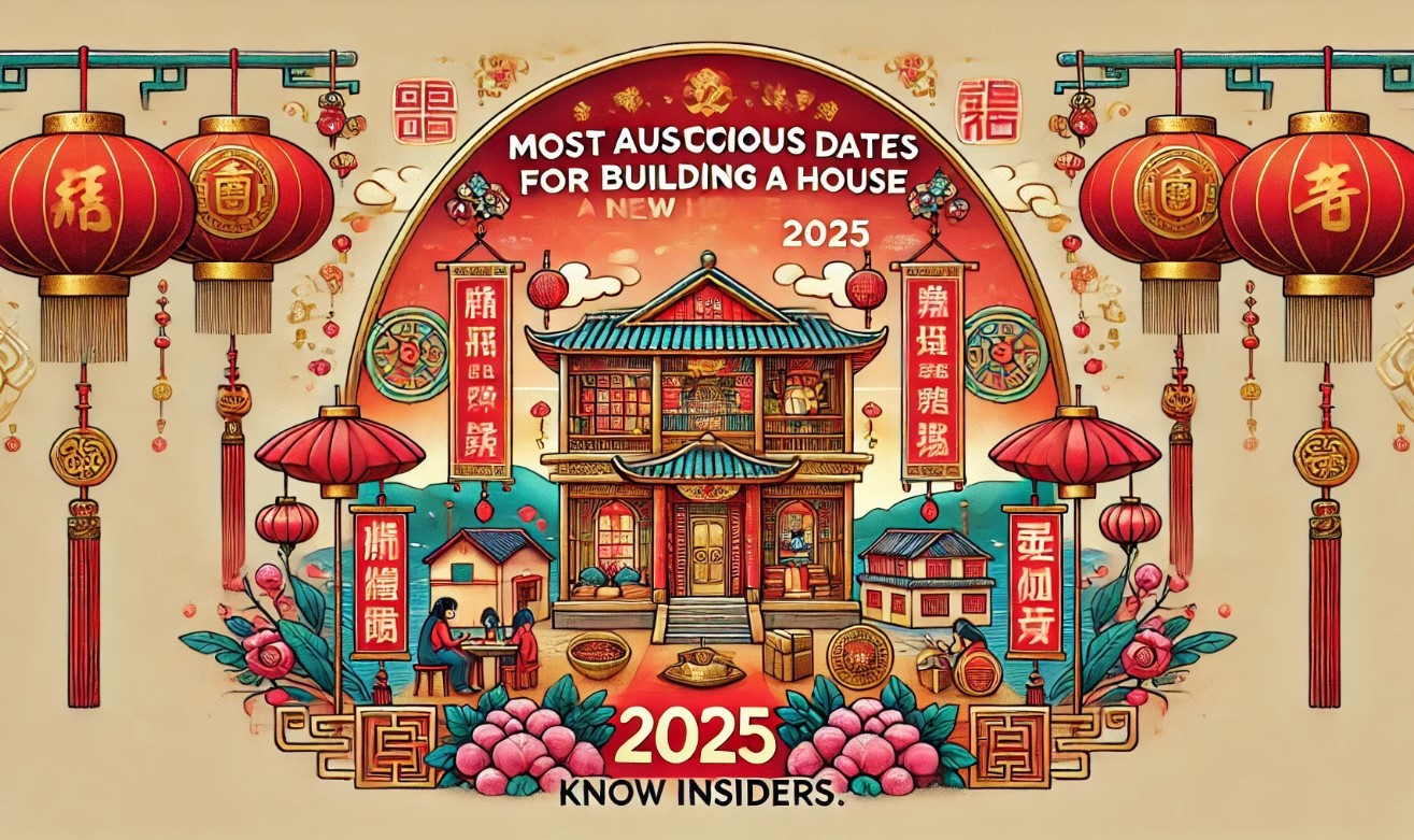 Most Auspicious Dates for Building a New House in 2025, by Chinese Calendar