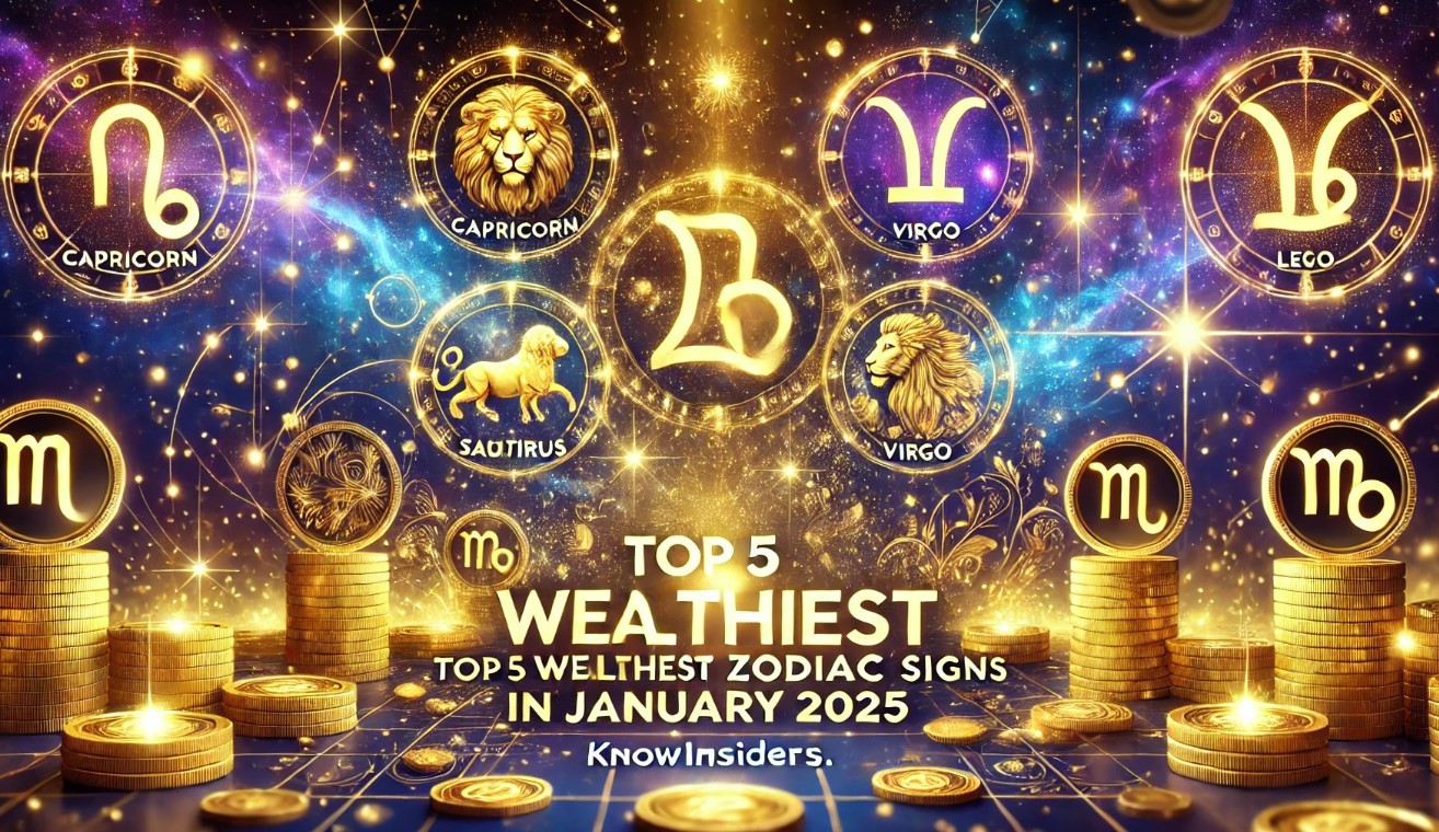 Top 5 Wealthiest Zodiac Signs in January 2025