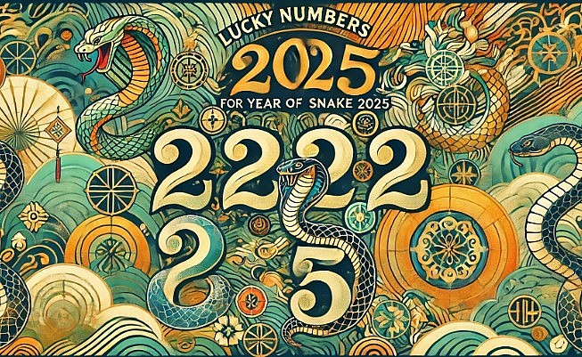 lucky numbers for all 12 Chinese zodiac signs in the Year of the Snake 2025