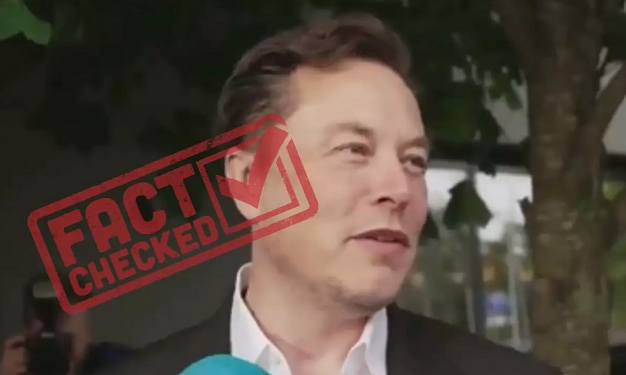 The video falsely claims Musk is hosting a $20 million crypto giveaway.