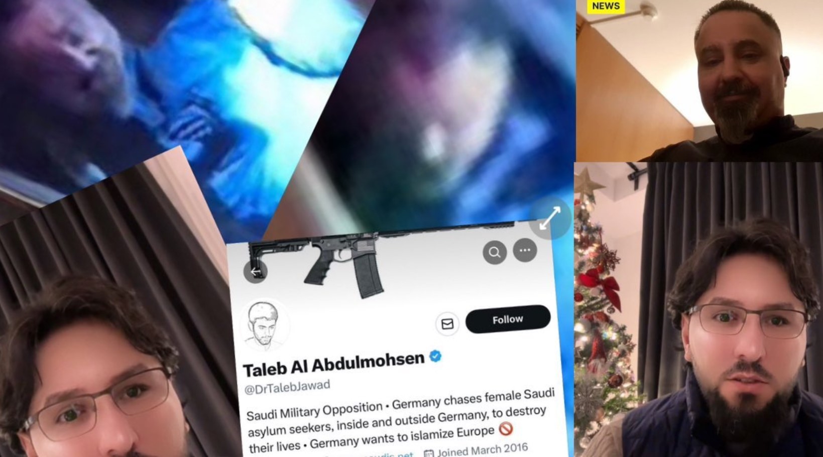 Before Christmas market attack, What is Taleb al-Abdulmohsen post on social media?