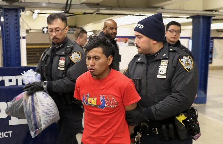 Guatemalan migrant arrested for setting sleeping NYC subway rider on fire