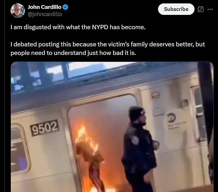 Fact-Check: A Cop 'Ignored' Burning Woman, Amelia Carter, on NYC Subway