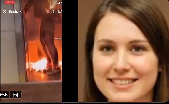 Amelia Carter, 29 years, burned alive in the NY metro by an illegal from Guatemala