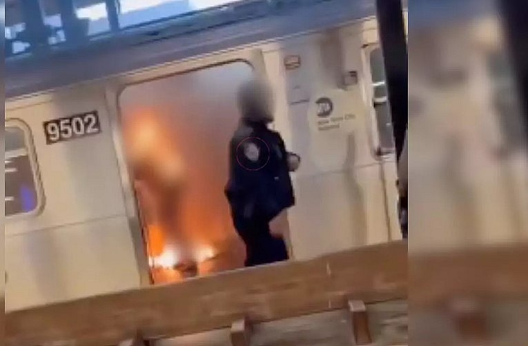 Cop 'Walking Past' Burning Woman On NYC Subway Sparks Outrage