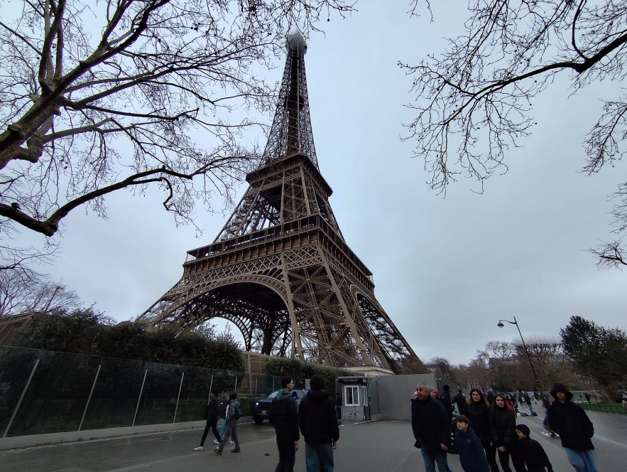 Eiffel Tower Catches Fire