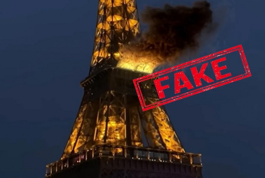 Eiffel Tower Catches Fire: Over 1,200 Evacuated Amid Blaze