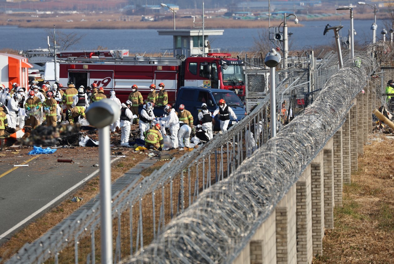 South Korea Plane Crash: Concrete wall suspected of worsening plane damage