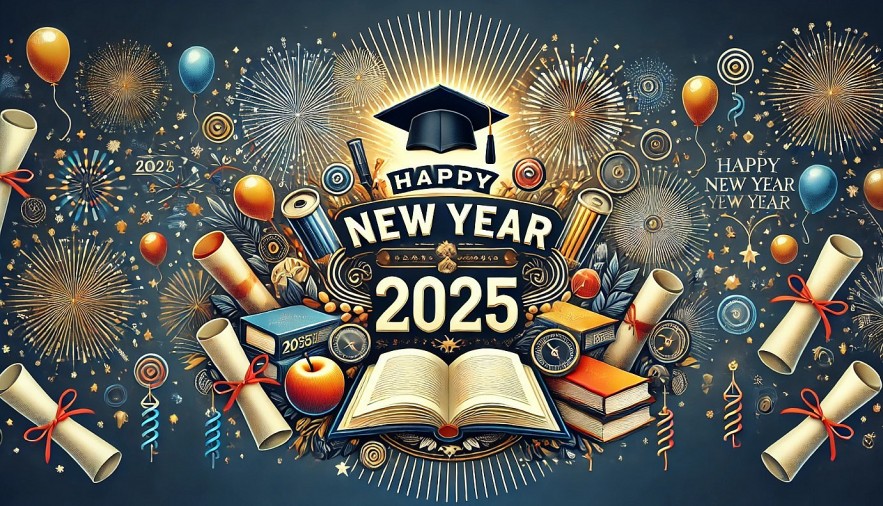 Happy New Year 2025 - Top 85 Wishes, Quotes for College Students to Share 