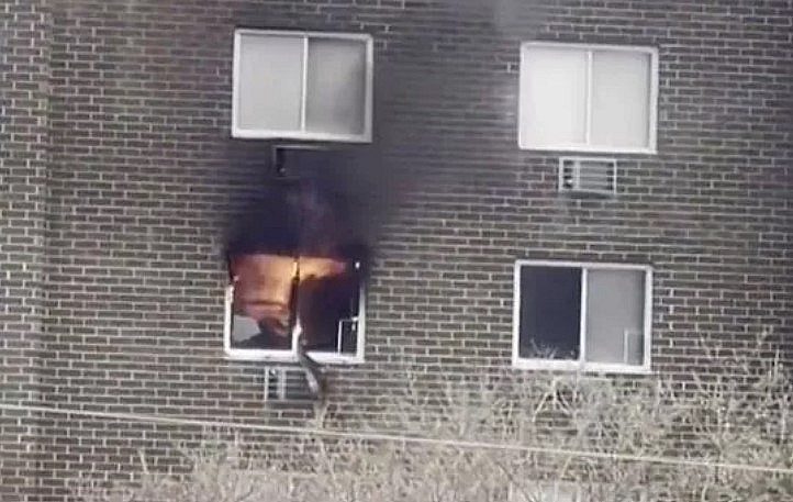 Horror fire tears through New Jersey apartment building