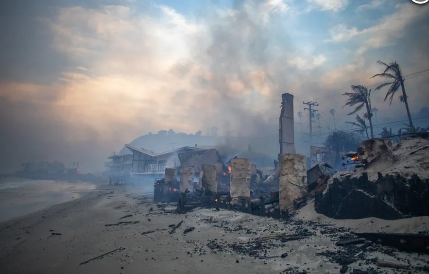 California Wildfires Devastate the Los Angeles Area, Tens of Thousands of People Forced to Evacuate