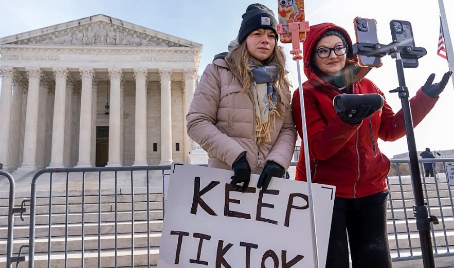 Supreme Court seems likely to uphold a federal law that could force TikTok to shut down on Jan. 19