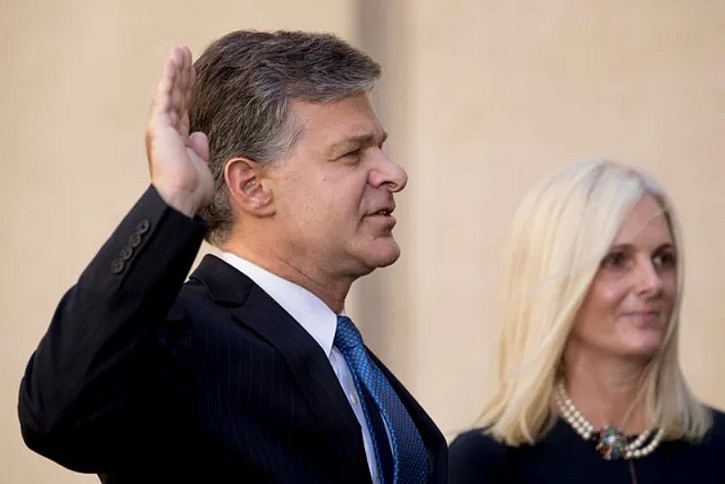 Christopher Wray and His Wife, Helen