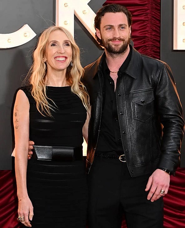 Aaron Taylor-Johnson Holds Hands With Wife Sam Taylor-Johnson