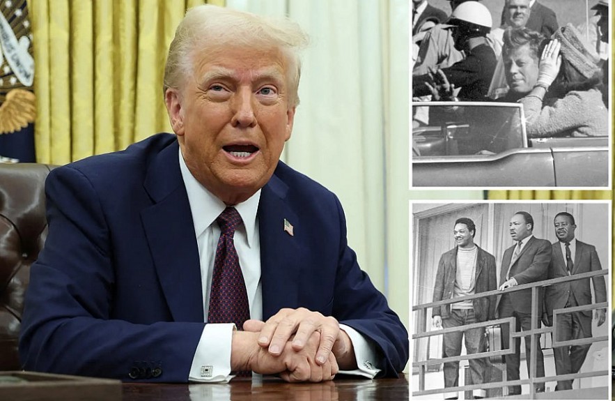 Trump orders release of JFK, RFK and MLK assassination records