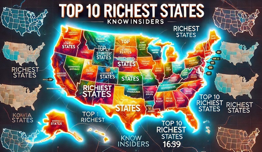 10 Wealthiest States in the U.S