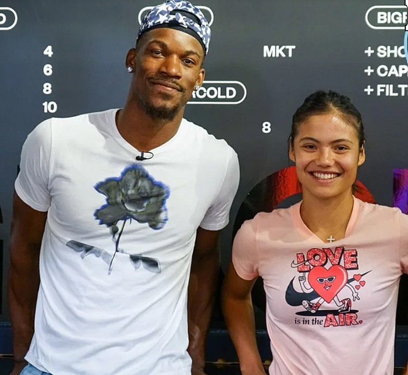 Jimmy Butler and His Daughter's 'Favorite Tennis Player' Emma Raducanu