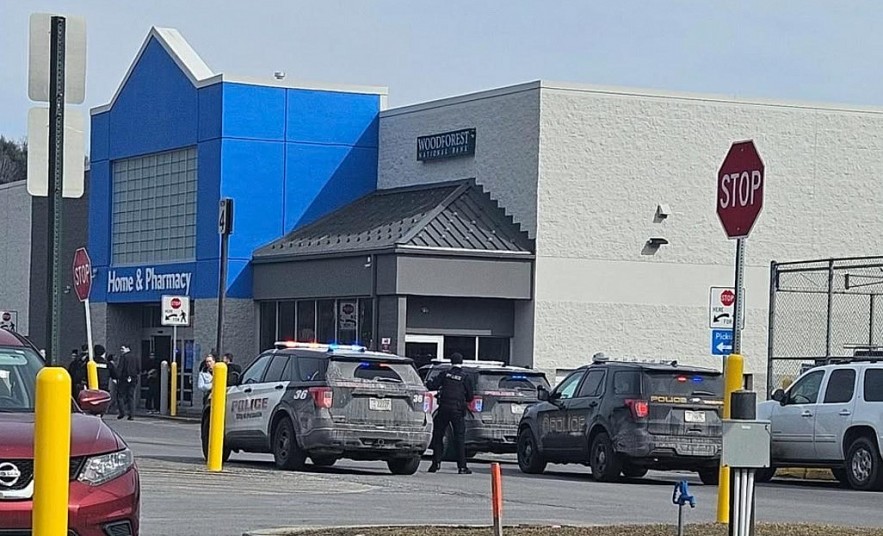 Authorities said suspects from a police chase bailed out near a Walmart in Saint Clair