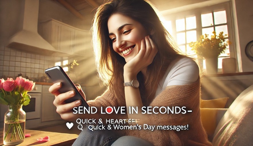 Send Love in Seconds – Quick & Heartfelt Women’s Day Messages!