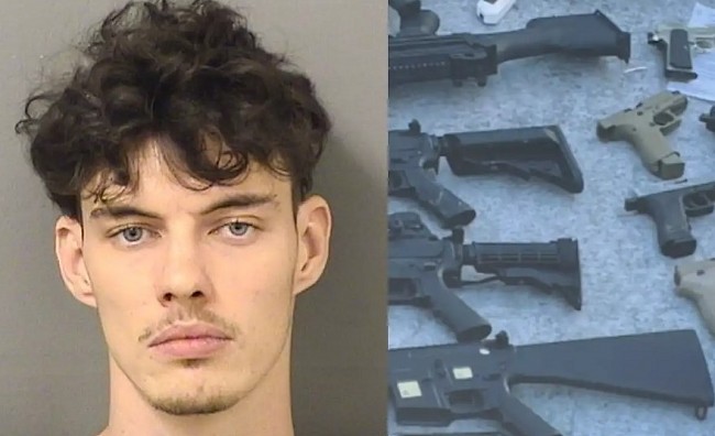 who is damien allen mass shooting plot in palm beach county florida