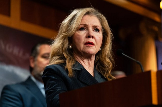 senator marsha blackburn sparks backlash over facebook post for schneider electric facility