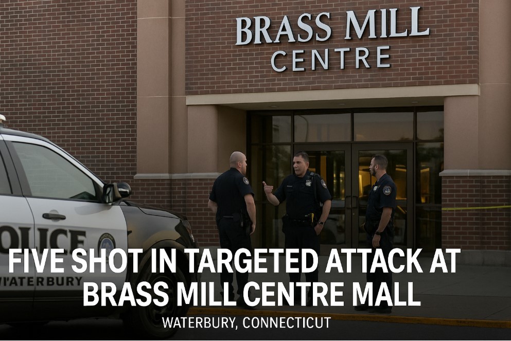 Five Injured in Mass Shooting at Brass Mill Centre Mall in Waterbury, Connecticut