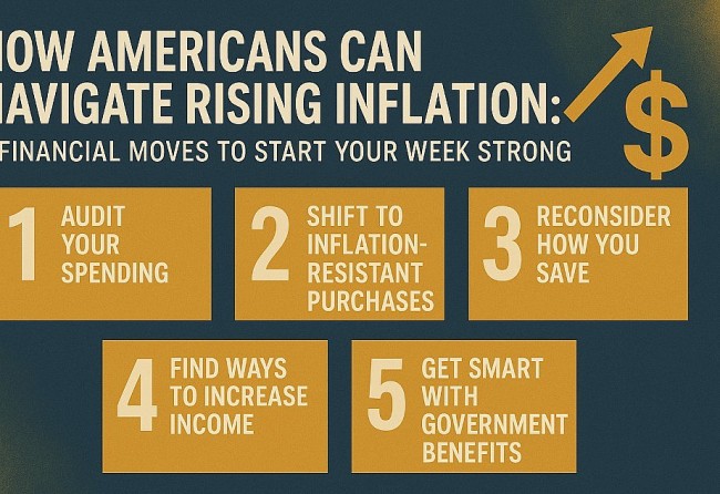 How Americans Can Navigate Rising Inflation: 5 Financial Moves to Start Your Week Strong