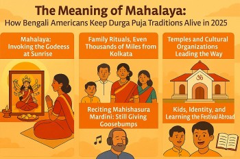 The Meaning of Mahalaya: How Bengali Americans Keep Durga Puja Traditions Alive in 2025