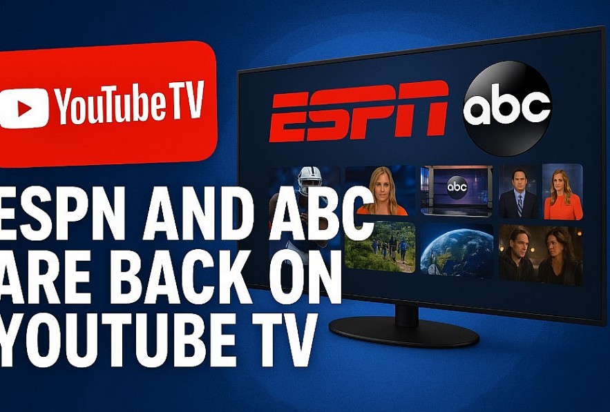 ESPN and ABC Are Back on YouTube TV ESPN and ABC Are Back on YouTube TV