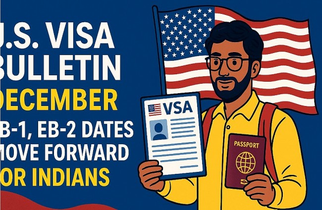 December 2025 U.S. Visa Bulletin: What Indian Applicants in EB-1 & EB-2 Need to Know