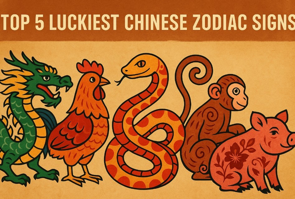 Top 5 Luckiest Chinese Zodiac Signs in December 2025