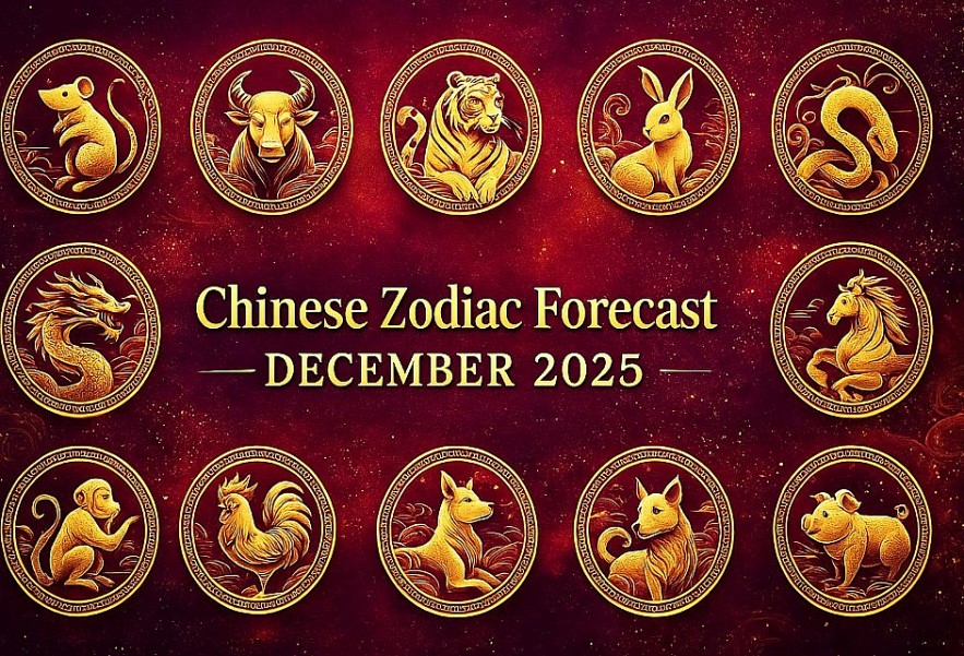 Chinese Horoscope December 2025 - 12 Animal Signs