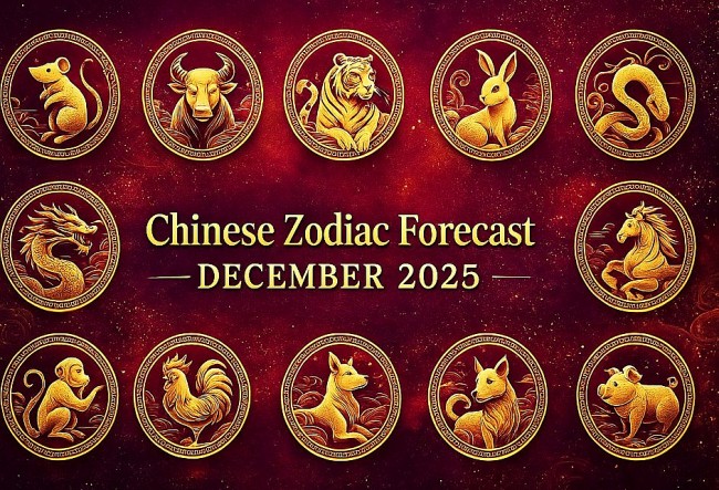 december 2025 chinese zodiac forecast money career business health and education for all 12 signs