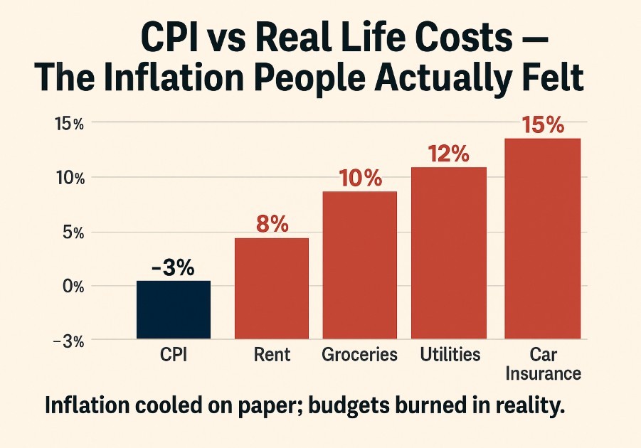 Why Americans Felt Poorer in 2025 — Even After Inflation Fell