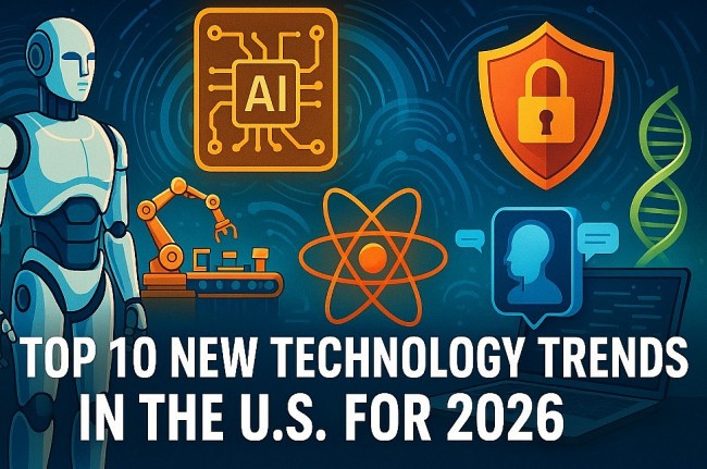 Top 10 New Technology Trends for 2026 — AI, Automation, Robotics and More