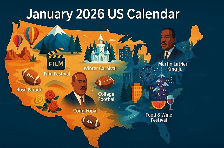 January 2026 US Calendar January 2026 US Calendar