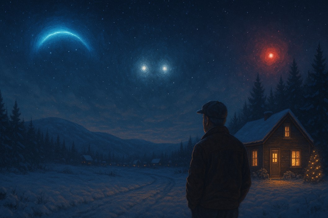 Unexplained Christmas Eve Lights: Real Encounters From Small-Town America in 2025