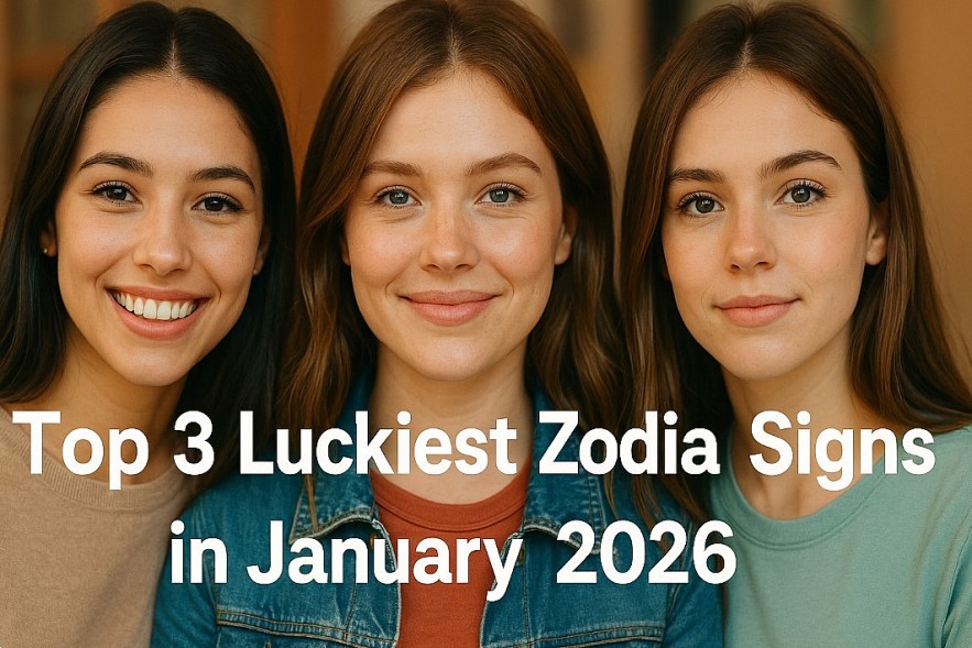 The 3 Luckiest Zodiac Signs in January 2026 The 3 Luckiest Zodiac Signs in January 2026