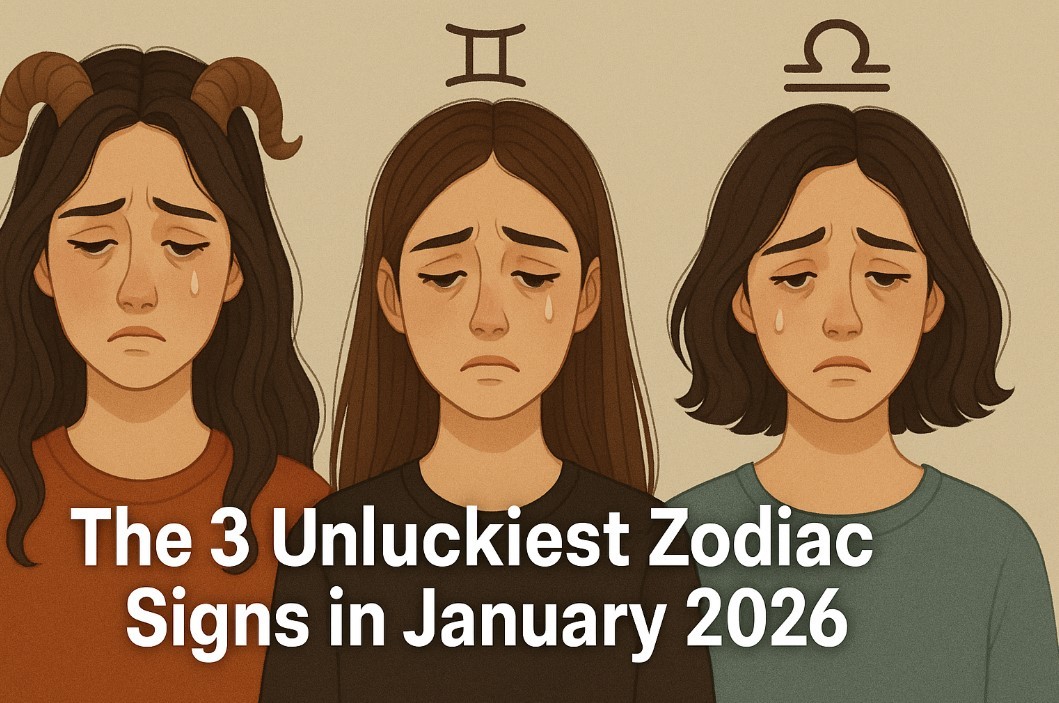 The 3 Unluckiest Zodiac Signs in January 2026