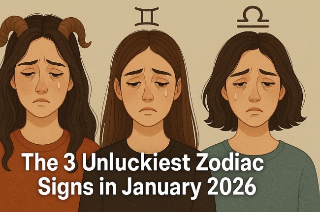 The 3 Unluckiest Zodiac Signs in January 2026