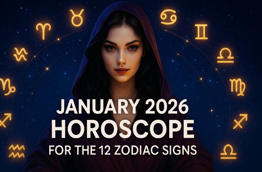 January 2026 Horoscope for 12 Zodiac Signs: Love, Career, Money, Health & Lucky Insights for the New Year