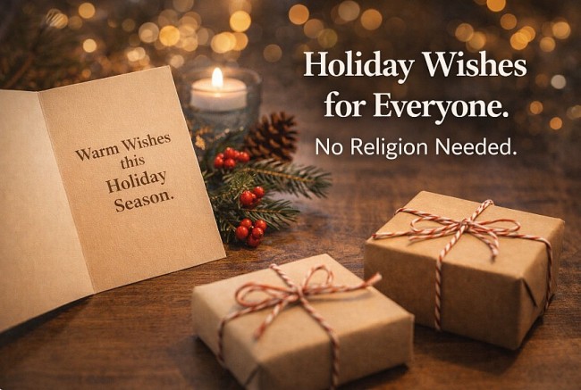 Christmas Messages That Avoid Religious Language Completely