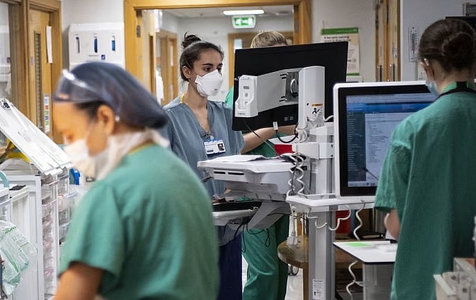 The NHS has recorded an unprecedented surge in staff dismissals