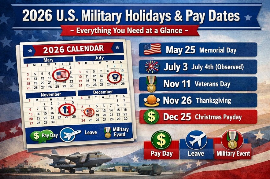 2026 Military Holiday Calendar: Essential Planning Guide for U.S. Service Members and Families